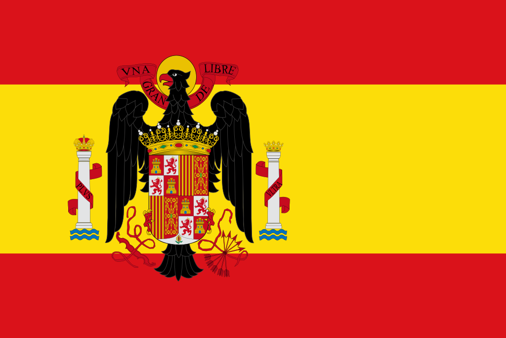 Franco yönetimindeki İspanya Bayrağı