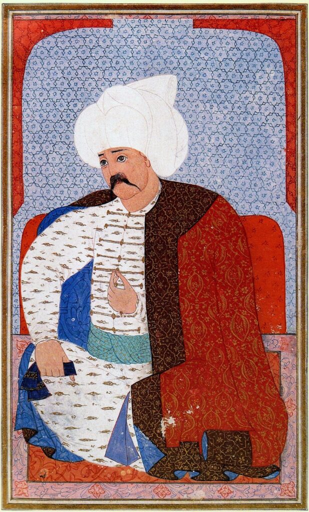 Nakkaş Osman'ın 16. yüzyıla ait I. Selim minyatürü.