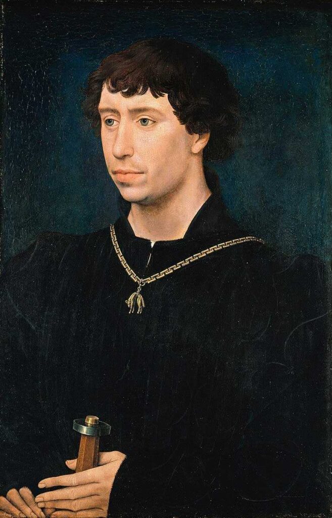 I. Charles, Burgonya Dükü, Rogier van der Weyden, 1460 civarı, Wikimedia Commons aracılığıyla