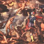 Joachim Wtewael, Tanrılar ve Titanlar Arasındaki Savaş, bakır üzerine yağlıboya, 1600