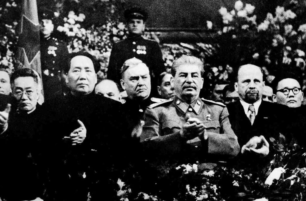 Mao ve Stalin 1949'da Pekin'de buluştu