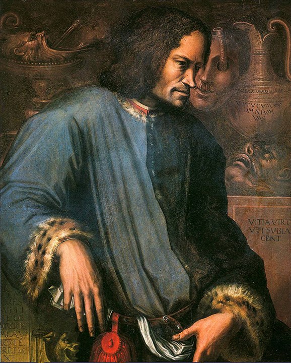 Lorenzo'nun ölümünden sonra Giorgio Vasari tarafından yapılan portresi (16. yüzyıl)