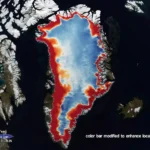 Grönland'ın 2003 ile 2019 yılları arasındaki buz kaybı