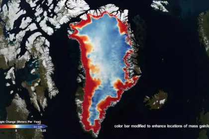 Grönland'ın 2003 ile 2019 yılları arasındaki buz kaybı