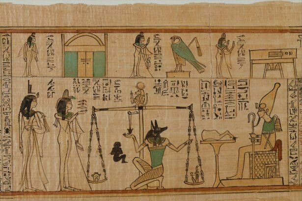 antik mısır papirüs