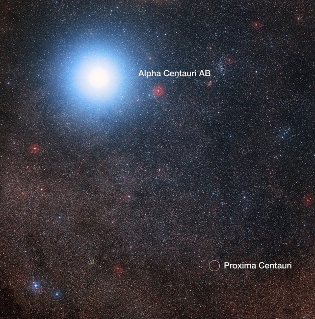 Proxima'nın yıldız sistemine antimadde