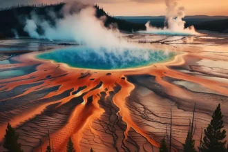 Yellowstone Ulusal Parkı'ndaki Büyük Prizmatik Kaynak