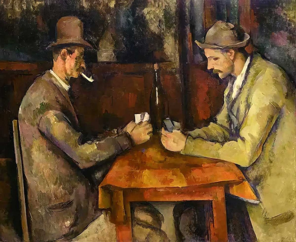 Kart Oyuncuları, 1890-95