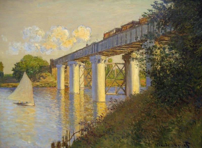 Railway Bridge at Argenteuil (Argenteuil'de Demiryolu Köprüsü)