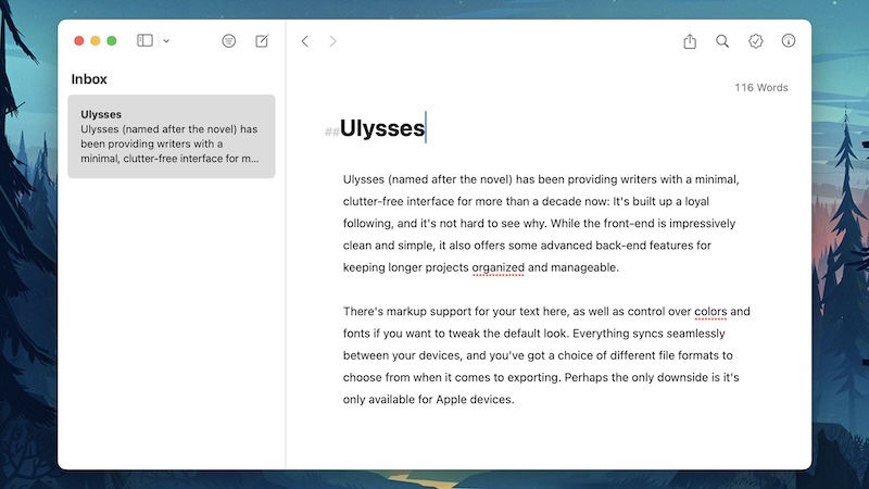 Ulysses app