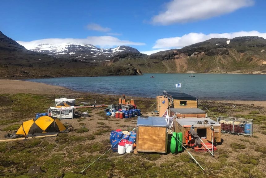 2019'da Kerguelen'de yaptıkları saha çalışması