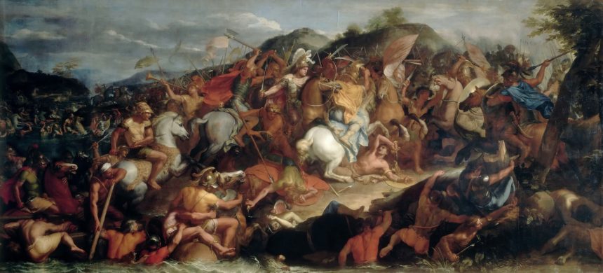 Charles Le Brun'un Granikos muharebesi (1665)