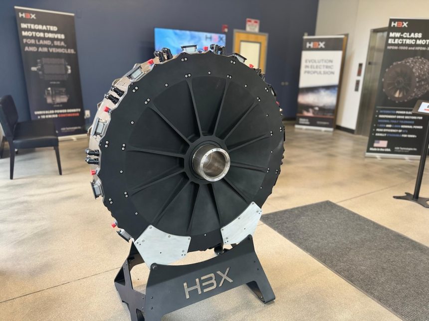 H3X'in megawatt gücünde yoğun motor prototipi