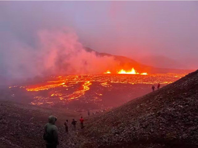 Yanardag turistleri 2022 Meradalir patlamasi