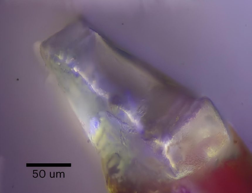 ay Su içerdiği tespit edilen küçük mineral tanesi