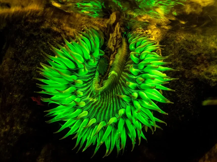 güneş patlaması anemonu (Anthopleura sola)