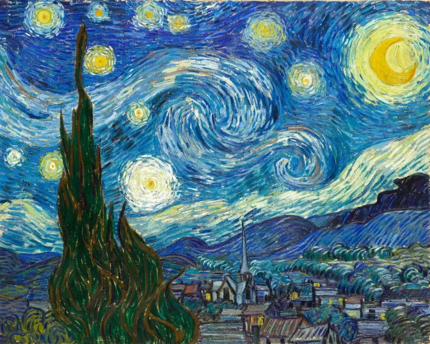 Yıldızlı Gece Vincent van Gogh